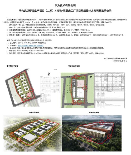 总投资18亿人民币 华为扩建武汉海思光工厂