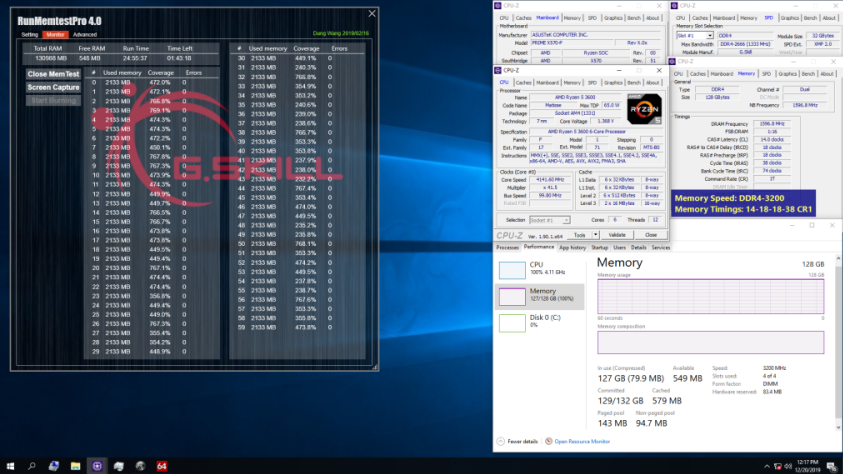 芝奇发表高速低延迟DDR4-3200 CL14 256GB套装