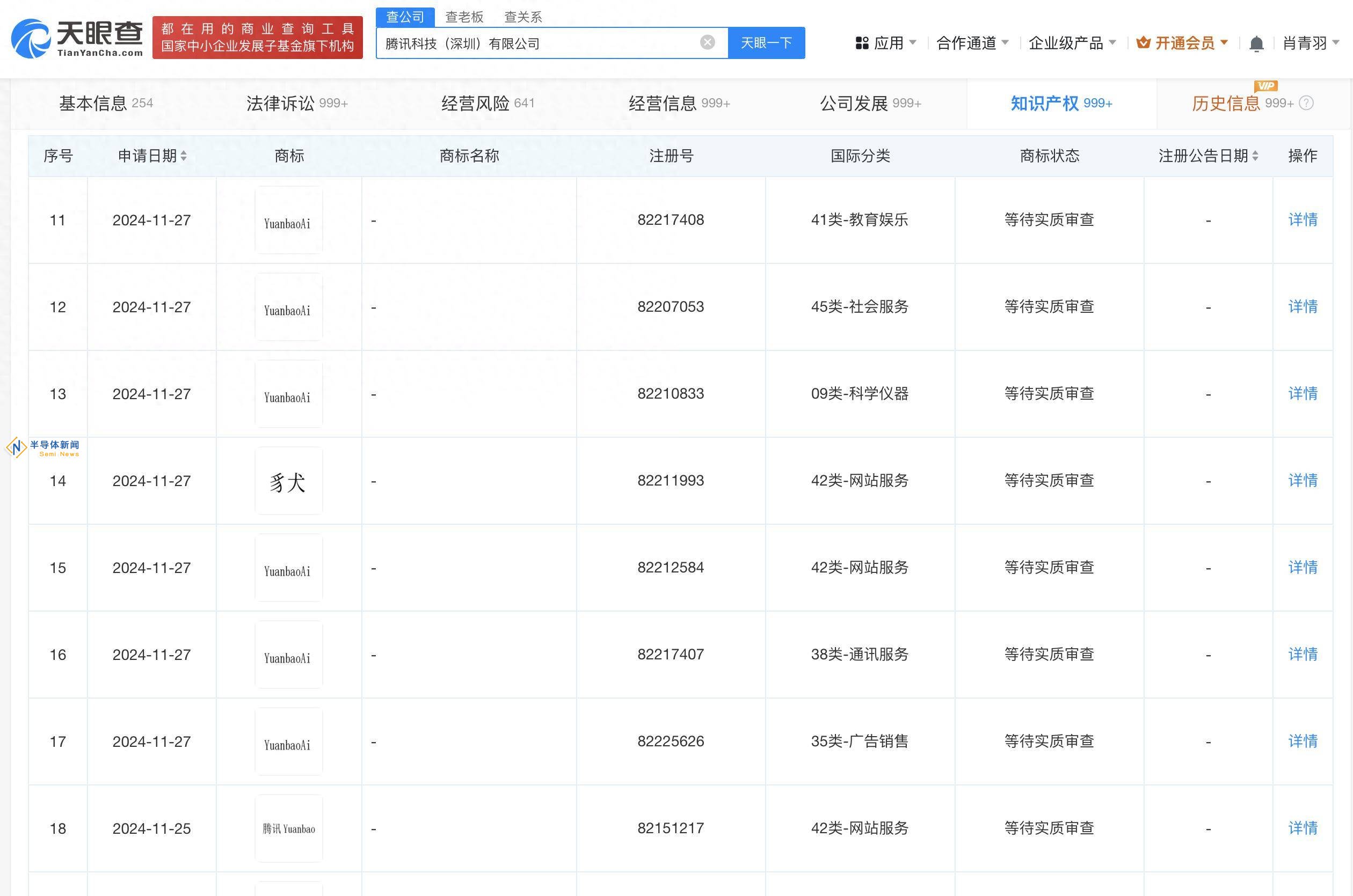 腾讯布局AI新领域，“元宝AI”商标申请进行时